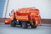 Комбинированная дорожная машина на базе самосвала КАМАЗ-53605