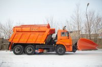 Комбинированная дорожная машина на базе самосвала КАМАЗ-65115