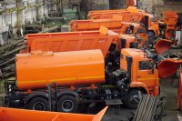 Поливомоечная машина на базе самосвала КАМАЗ-6520