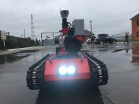 Мобильная роботизированная установка пожаротушения «ПРОМЕТЕЙ»