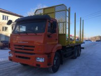 Сортиментовоз на базе шасси КАМАЗ-65115