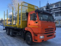 Сортиментовоз на базе шасси КАМАЗ-65115