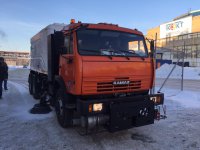 Подметально-вакуумная машина ПВМ-7,0 на базе шасси КАМАЗ